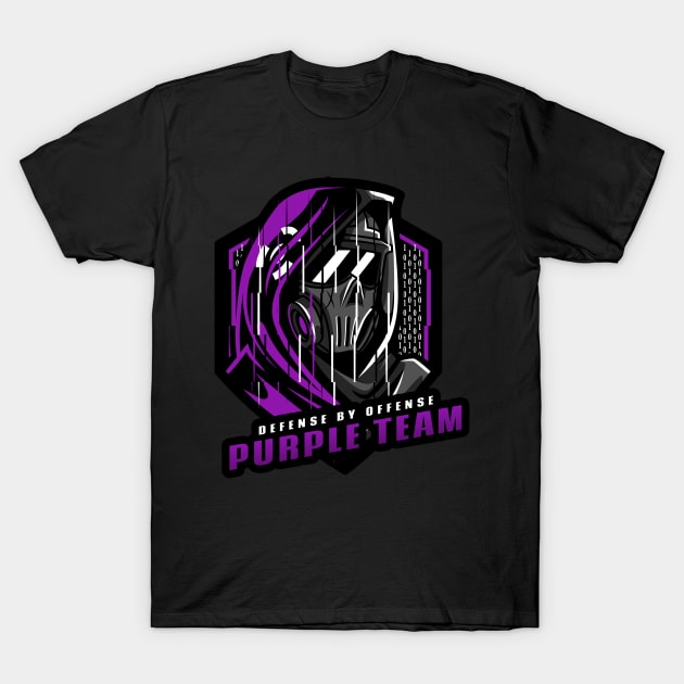 Purple Team | Hacker Design T-Shirt by leo-jess